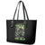 Skull Reaper Leather Tote Bag I Going To Hell Just Pick You Up - Wonder Print Shop