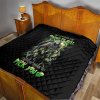Skull Reaper Quilt I Going To Hell Just Pick You Up - Wonder Print Shop