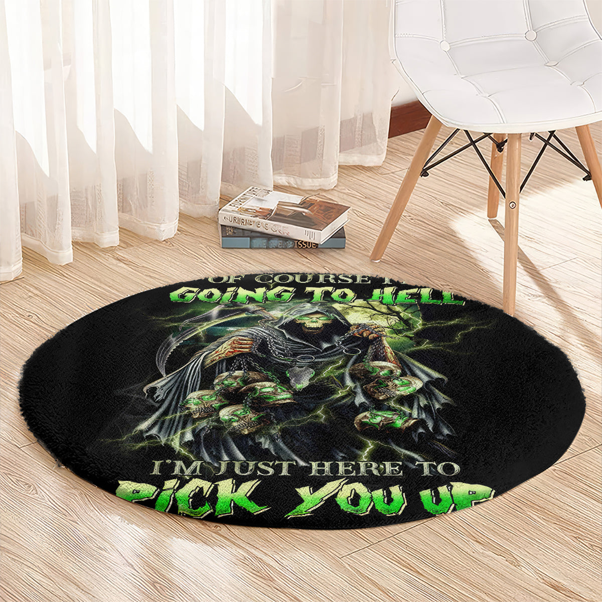 skull-reaper-round-carpet-i-going-to-hell-just-pick-you-up