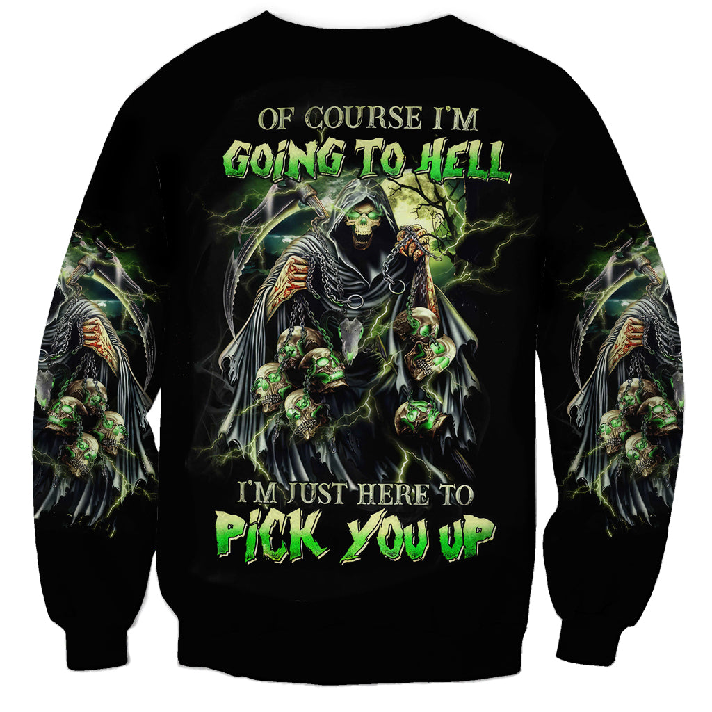 Fire Skull Sweatshirt Judge Me When You're Perfect Otherwise Shut Up - Wonder Print Shop