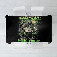 Skull Reaper Tablecloth I Going To Hell Just Pick You Up - Wonder Print Shop
