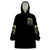 Fire Skull Wearable Blanket Hoodie Judge Me When You're Perfect Otherwise Shut Up - Wonder Print Shop