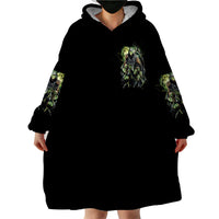 Fire Skull Wearable Blanket Hoodie Judge Me When You're Perfect Otherwise Shut Up - Wonder Print Shop