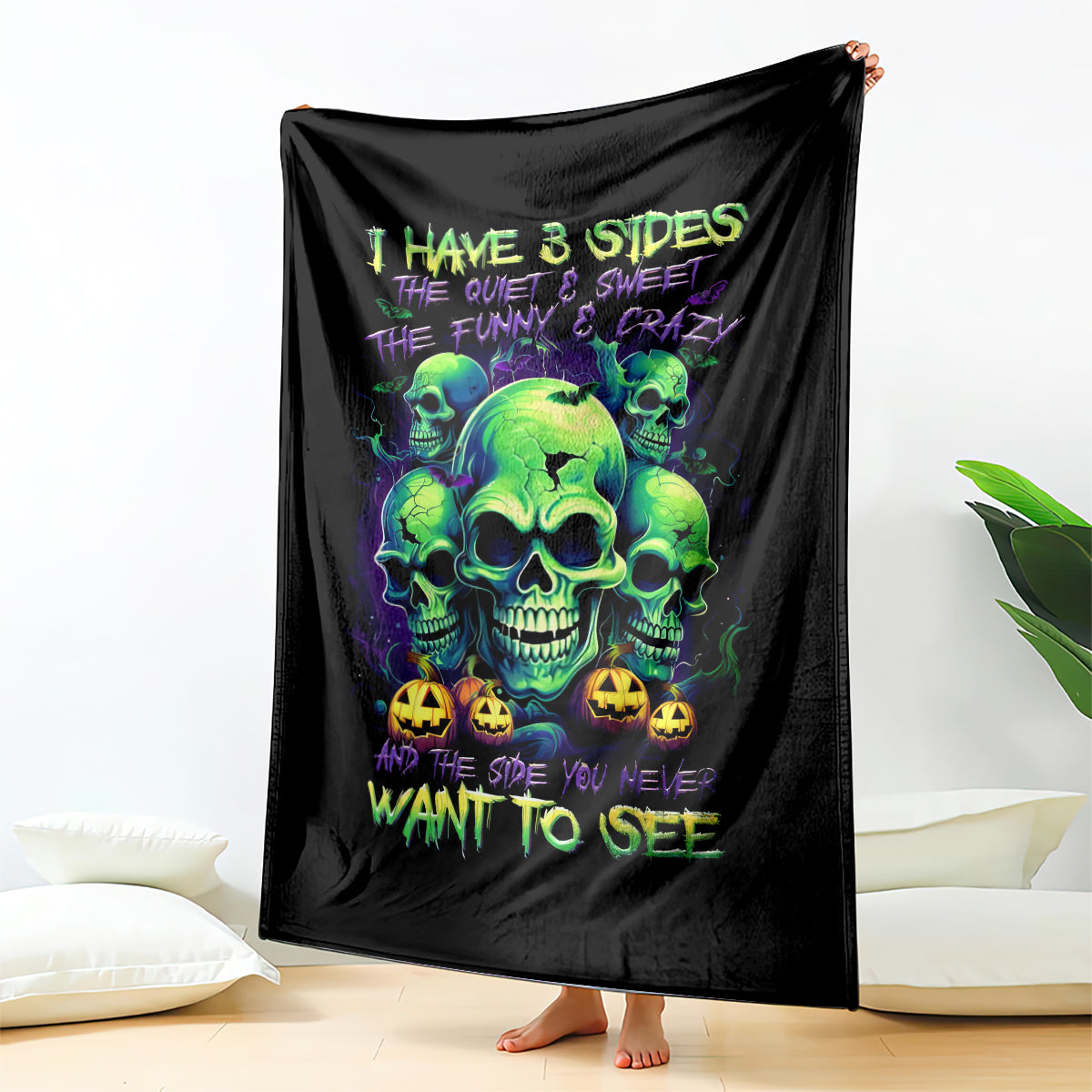 skull-pumpkin-blanket-i-have-three-side-quite-funny-and-side-you-never-want