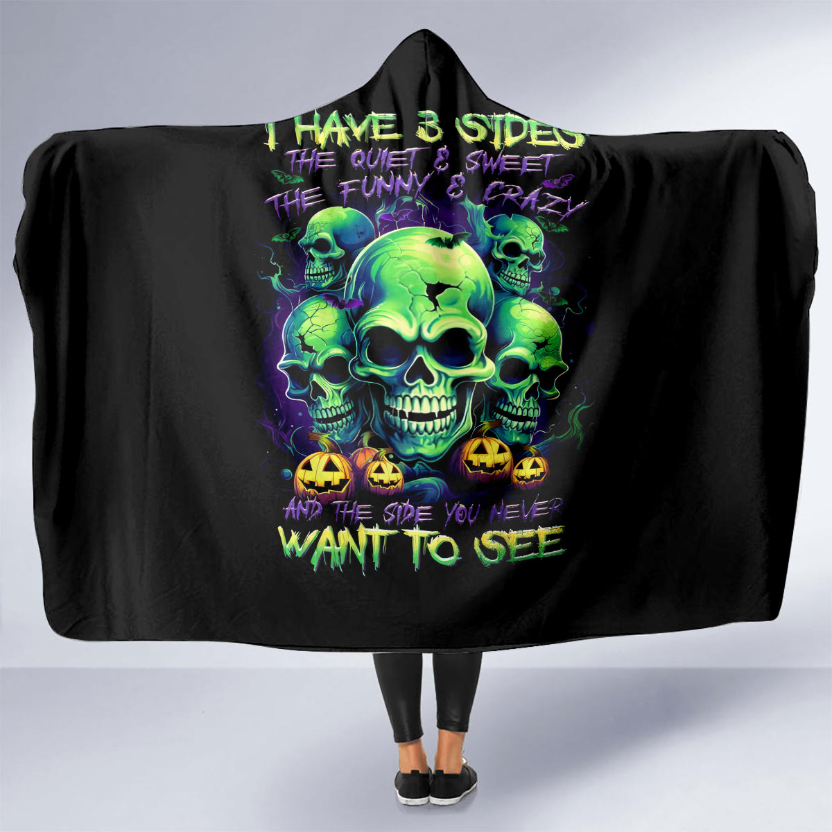 skull-pumpkin-hooded-blanket-i-have-three-side-quite-funny-and-side-you-never-want