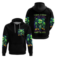 Skull Pumpkin Hoodie I Have Three Side Quite Funny And Side You Never Want - Wonder Print Shop