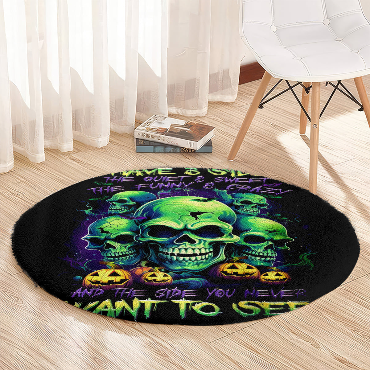 skull-pumpkin-round-carpet-i-have-three-side-quite-funny-and-side-you-never-want