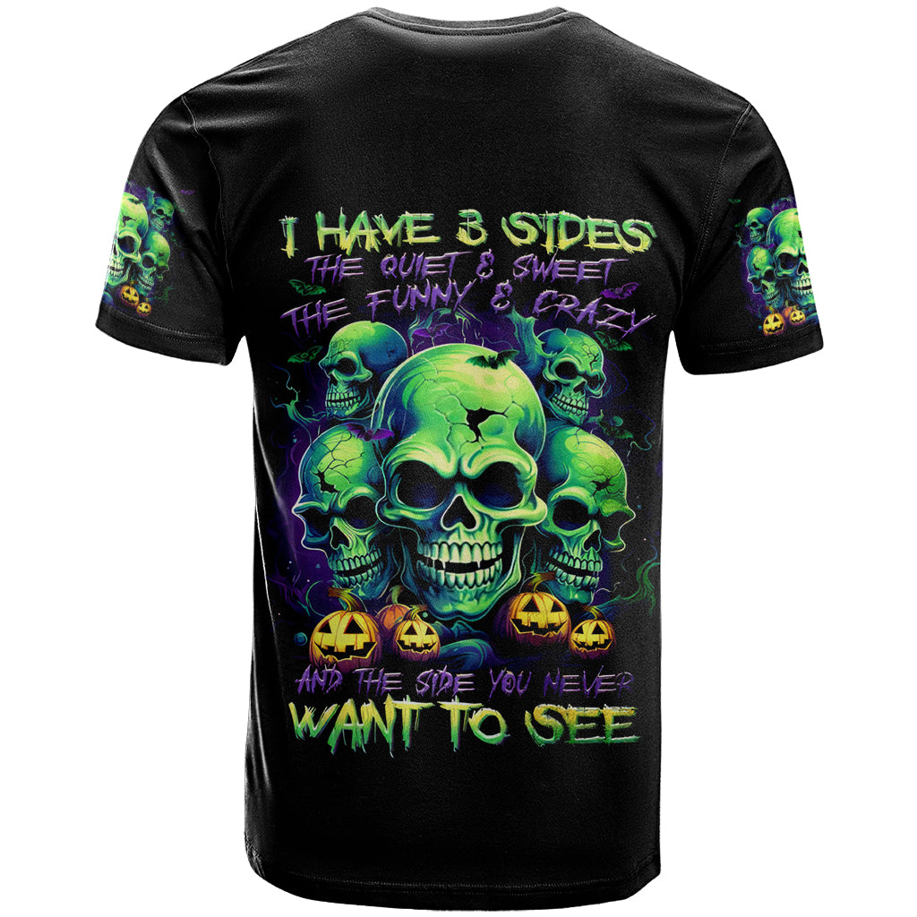 Flower Skull T Shirt Don't Try To Figured Me Out I Special Kind Fire Flower - Wonder Print Shop