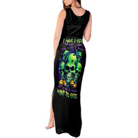 Flower Skull Tank Maxi Dress Don't Try To Figured Me Out I Special Kind Fire Flower - Wonder Print Shop