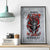 Devil Skull Canvas Wall Art I Never Alone My Demon With Me 24/7 - Wonder Print Shop