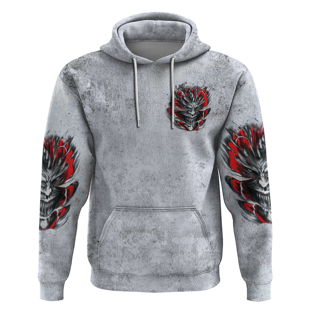 Devil Skull Hoodie I Never Alone My Demon With Me 24/7 - Wonder Print Shop
