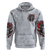Devil Skull Hoodie I Never Alone My Demon With Me 24/7 - Wonder Print Shop