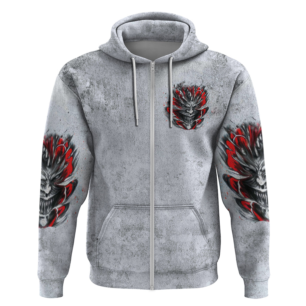 Devil Skull Hoodie I Never Alone My Demon With Me 24/7 - Wonder Print Shop