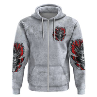 Devil Skull Hoodie I Never Alone My Demon With Me 24/7 - Wonder Print Shop