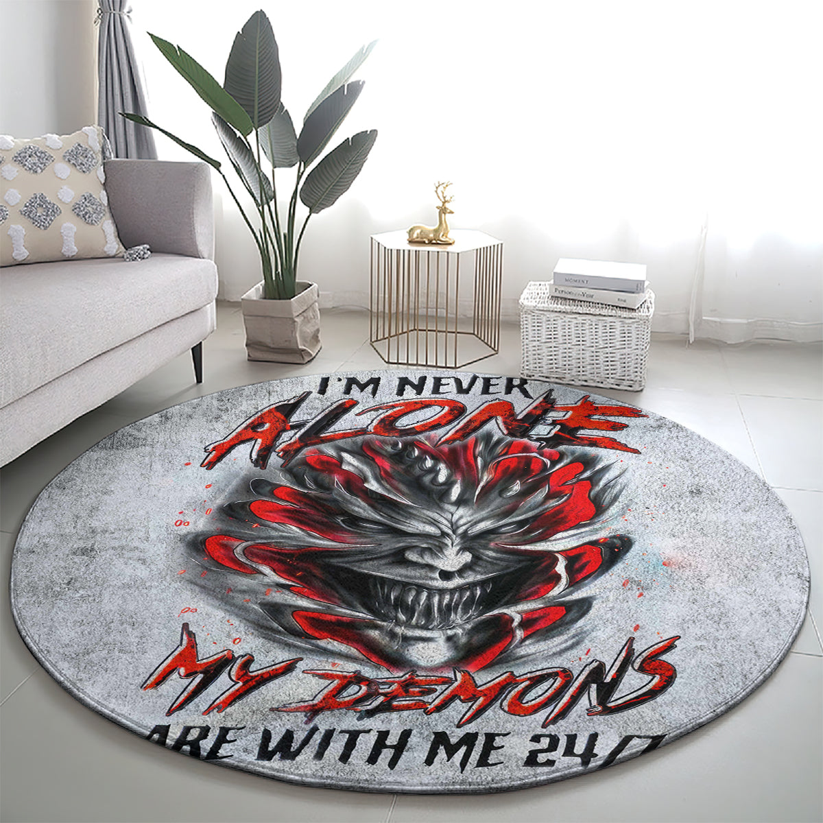 devil-skull-round-carpet-i-never-alone-my-demon-with-me-247