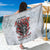 Devil Skull Sarong I Never Alone My Demon With Me 24/7 - Wonder Print Shop