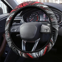 Devil Skull Steering Wheel Cover I Never Alone My Demon With Me 24/7 - Wonder Print Shop