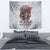 Devil Skull Tapestry I Never Alone My Demon With Me 24/7 - Wonder Print Shop