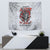Devil Skull Tapestry I Never Alone My Demon With Me 24/7 - Wonder Print Shop