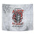 Devil Skull Tapestry I Never Alone My Demon With Me 24/7 - Wonder Print Shop