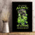 Death Skull Canvas Wall Art I Never Alone My Demon With Me 24/7 - Wonder Print Shop
