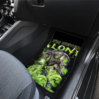 Death Skull Car Mats I Never Alone My Demon With Me 24/7 - Wonder Print Shop