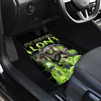 Death Skull Car Mats I Never Alone My Demon With Me 24/7 - Wonder Print Shop