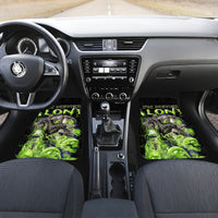 Death Skull Car Mats I Never Alone My Demon With Me 24/7 - Wonder Print Shop