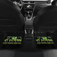 Death Skull Car Mats I Never Alone My Demon With Me 24/7 - Wonder Print Shop
