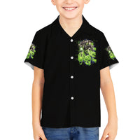 Death Skull Hawaiian Shirt I Never Alone My Demon With Me 24/7 - Wonder Print Shop