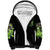 Flower Skull Sherpa Hoodie I Blunt Because God Rolled Me That Way - Wonder Print Shop