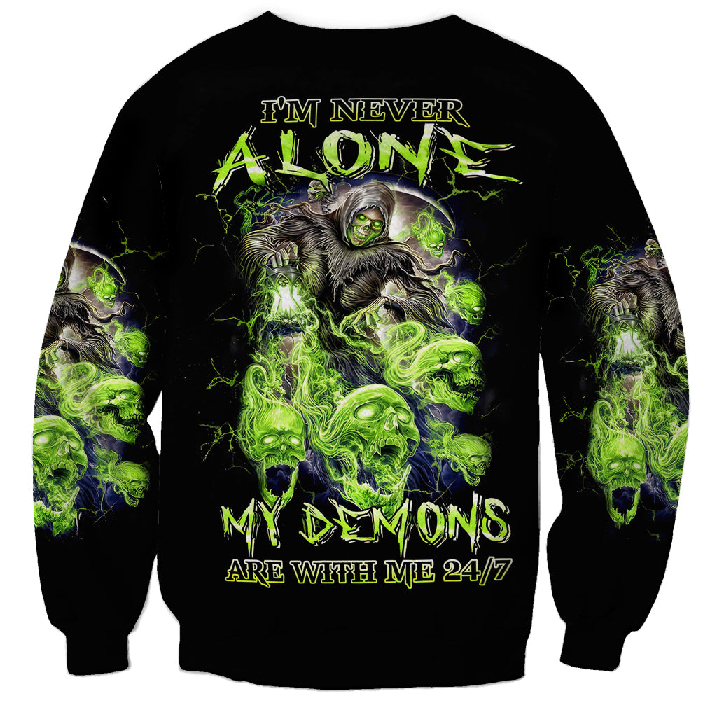 Flower Skull Sweatshirt I Blunt Because God Rolled Me That Way - Wonder Print Shop