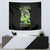 Death Skull Tapestry I Never Alone My Demon With Me 24/7 - Wonder Print Shop