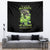 Death Skull Tapestry I Never Alone My Demon With Me 24/7 - Wonder Print Shop