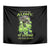 Death Skull Tapestry I Never Alone My Demon With Me 24/7 - Wonder Print Shop