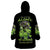 Flower Skull Wearable Blanket Hoodie I Blunt Because God Rolled Me That Way - Wonder Print Shop