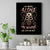 Satan Skull Canvas Wall Art I Never Alone My Demon With Me 24/7 - Wonder Print Shop