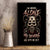Satan Skull Canvas Wall Art I Never Alone My Demon With Me 24/7 - Wonder Print Shop