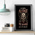 Satan Skull Canvas Wall Art I Never Alone My Demon With Me 24/7 - Wonder Print Shop
