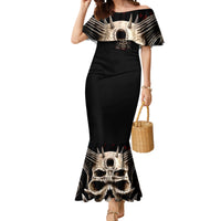 Flower Skull Mermaid Dress I Try To Avoid Drama - Wonder Print Shop