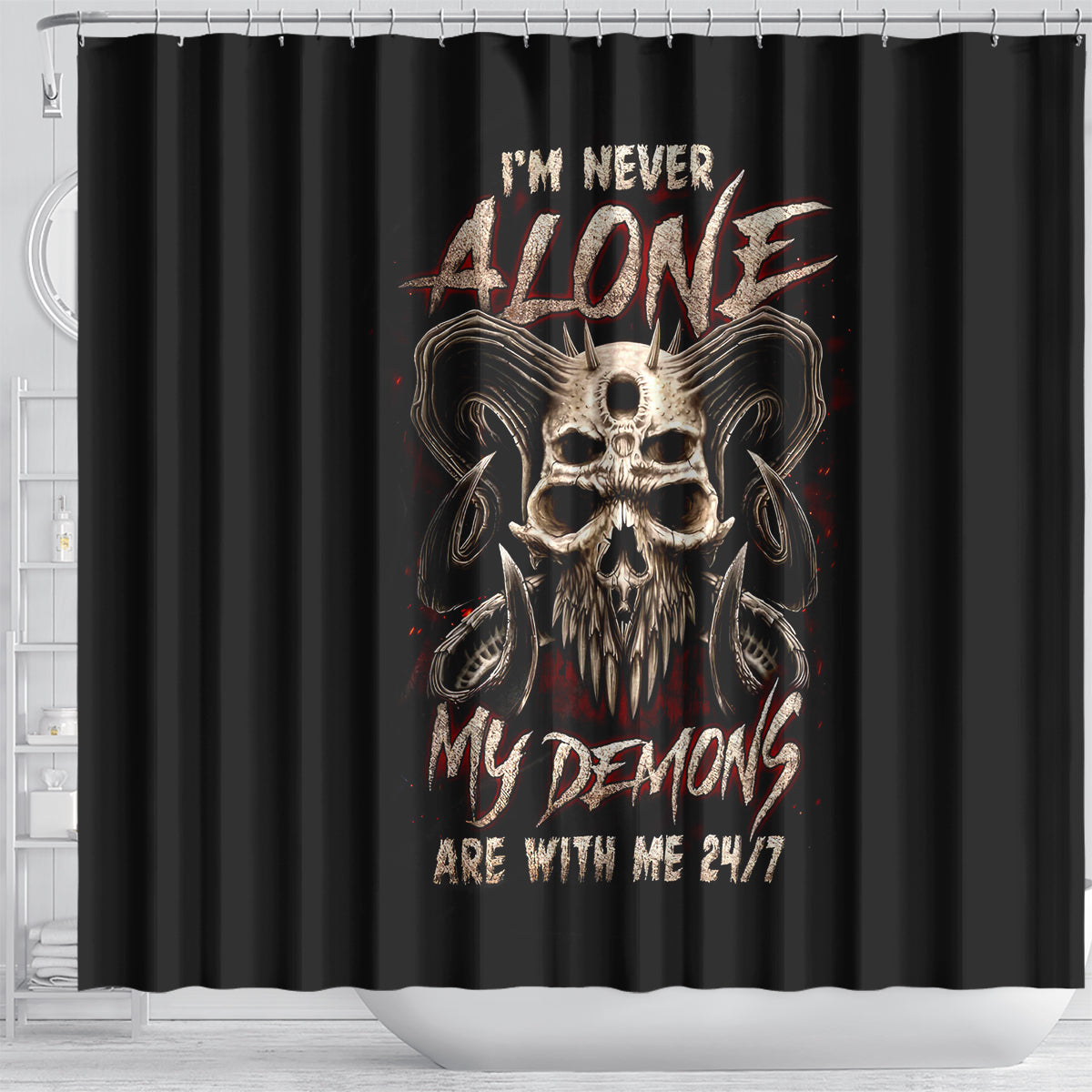 satan-skull-shower-curtain-i-never-alone-my-demon-with-me-247