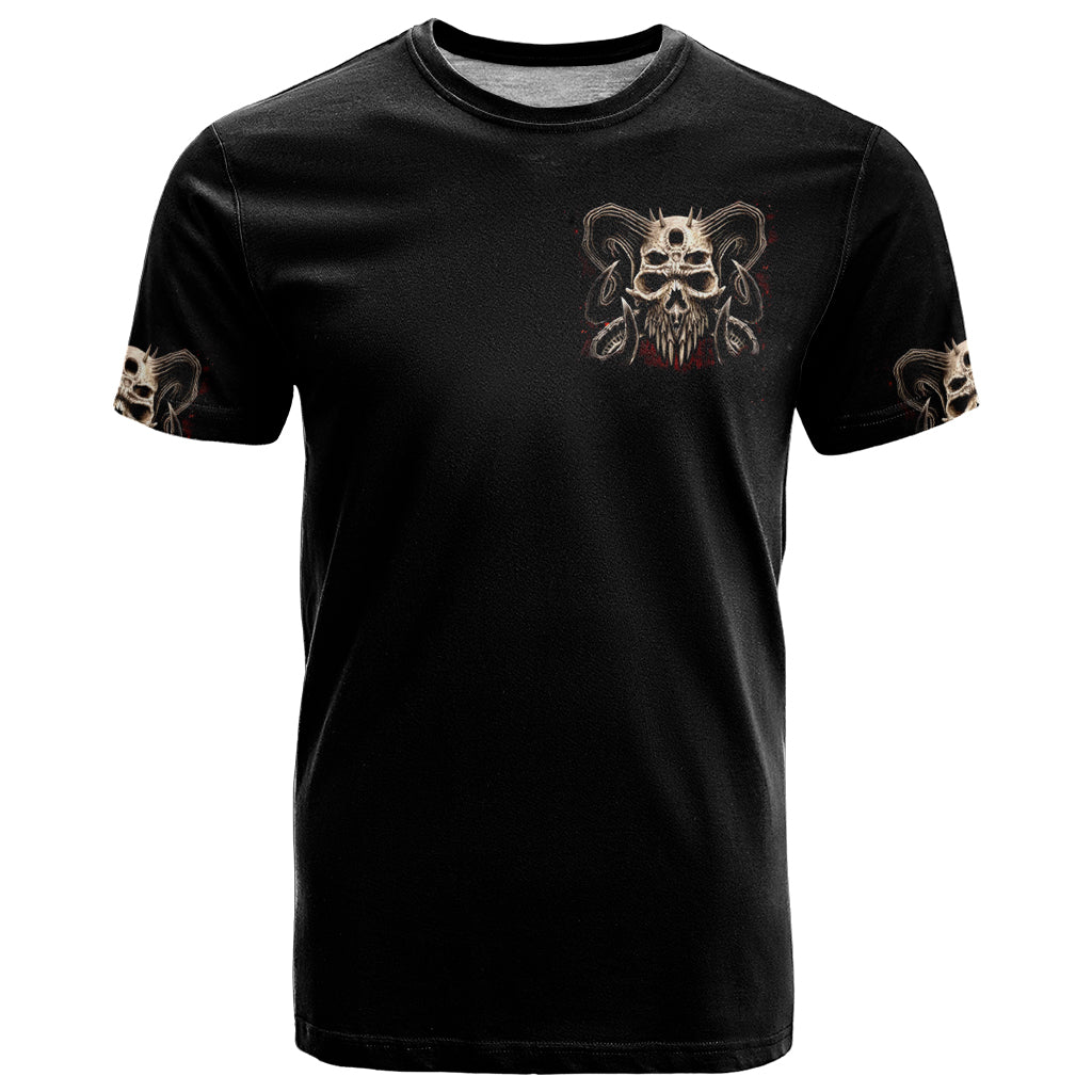 Flower Skull T Shirt I Try To Avoid Drama - Wonder Print Shop