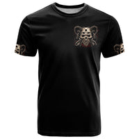 Flower Skull T Shirt I Try To Avoid Drama - Wonder Print Shop
