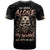 Flower Skull T Shirt I Try To Avoid Drama - Wonder Print Shop