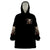 Flower Skull Wearable Blanket Hoodie I Try To Avoid Drama - Wonder Print Shop