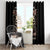 Satan Skull Window Curtain I Never Alone My Demon With Me 24/7 - Wonder Print Shop