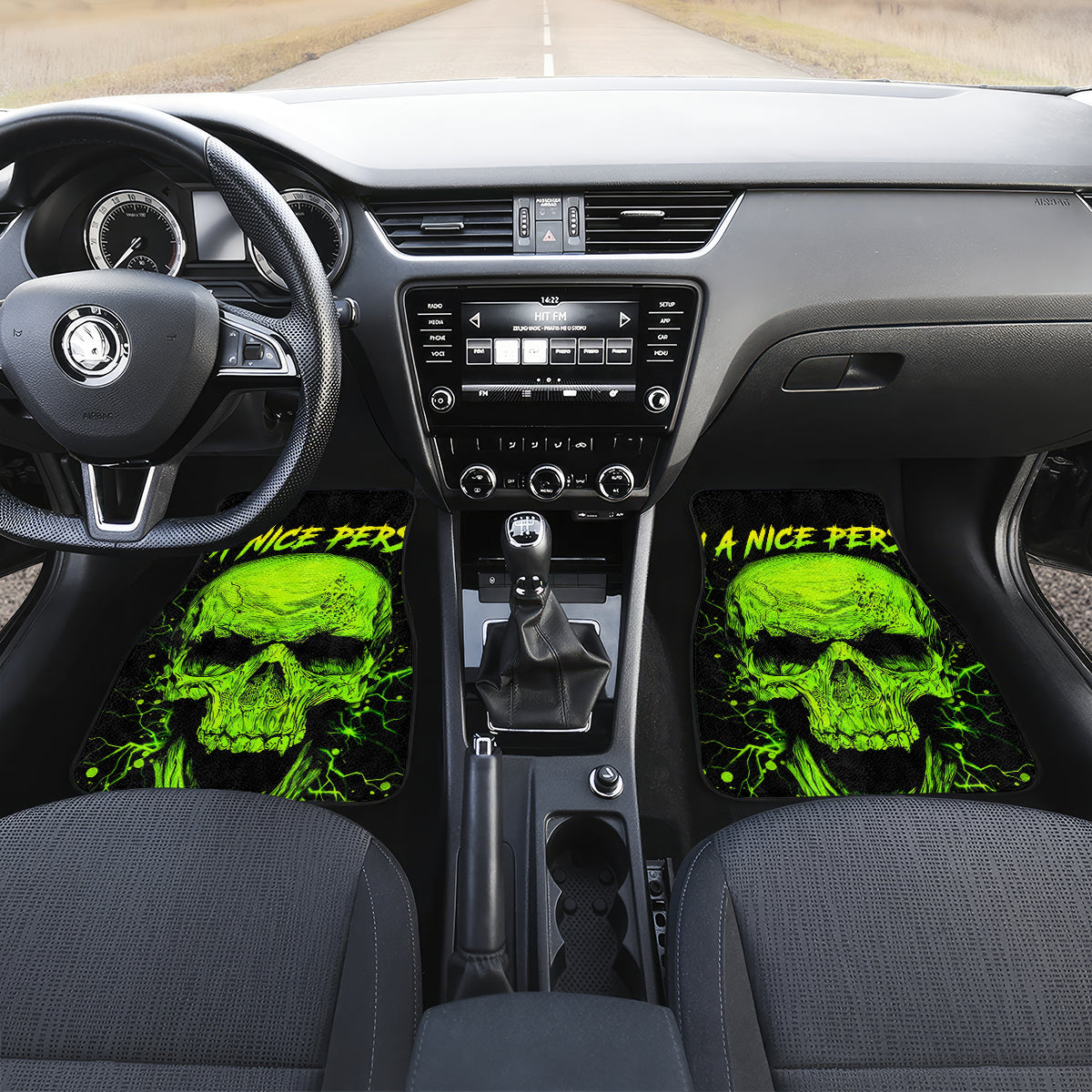 Thunder Skull Car Mats I'm A Nice Person So If I'm An Asshole You Need To Ask Yourself - Wonder Print Shop