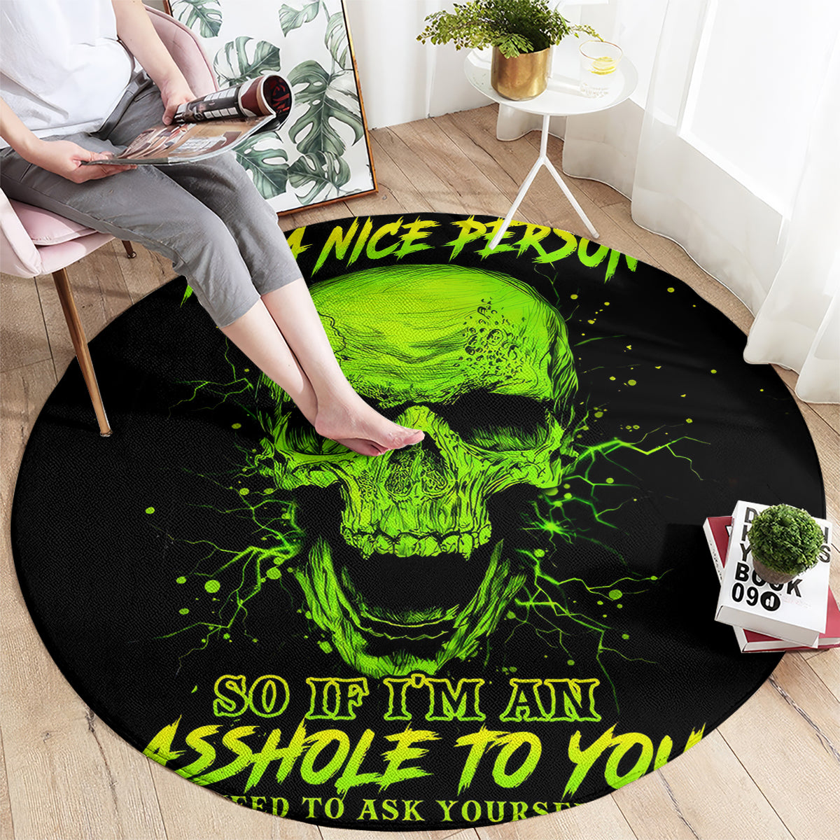 thunder-skull-round-carpet-im-a-nice-person-so-if-im-an-asshole-you-need-to-ask-yourself