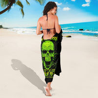 Thunder Skull Sarong I'm A Nice Person So If I'm An Asshole You Need To Ask Yourself - Wonder Print Shop