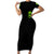 Flower Skull Short Sleeve Bodycon Dress Iam A Sweet Girl Full Of Crazy - Wonder Print Shop